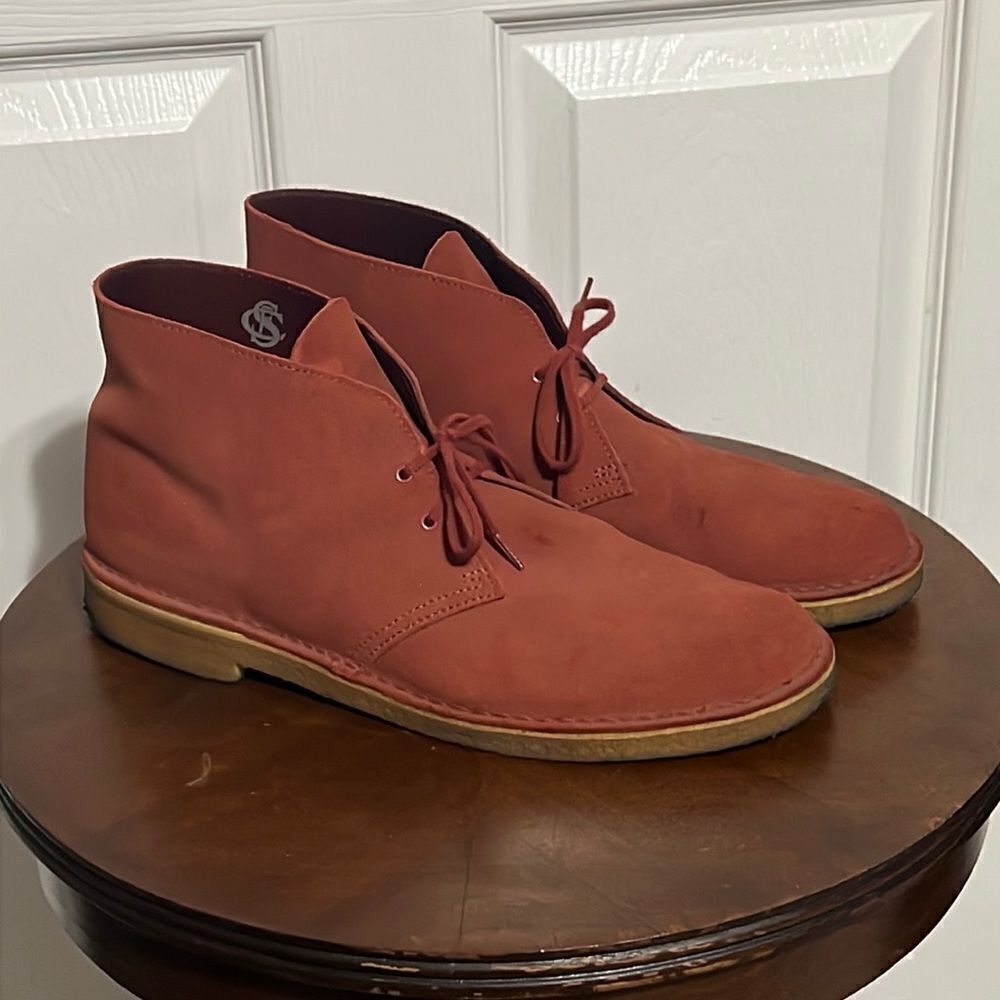 🔥🔥Clarks Originals Ginger Leather Suede Boots - Charles‎ Stead English Tannery